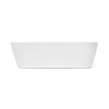 Belo keramično umivalnik SAT Brevis 43x30 cm brez preliva z odprtino pro za armaturo