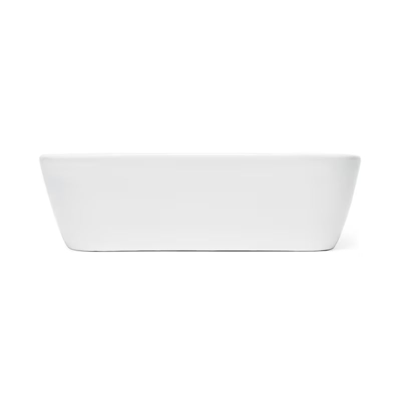Belo keramično umivalnik SAT Brevis 43x30 cm brez preliva z odprtino pro za armaturo