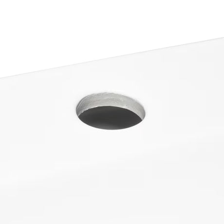 Belo keramično umivalnik SAT Brevis 43x30 cm brez preliva z odprtino pro za armaturo