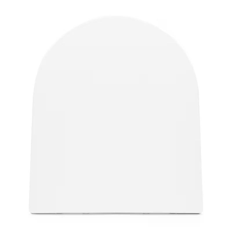 Bela WC deska SAT Brevis z mehko Zapiranje Soft Close in EasyLock pro za enostavno snemanje in čiščenje.