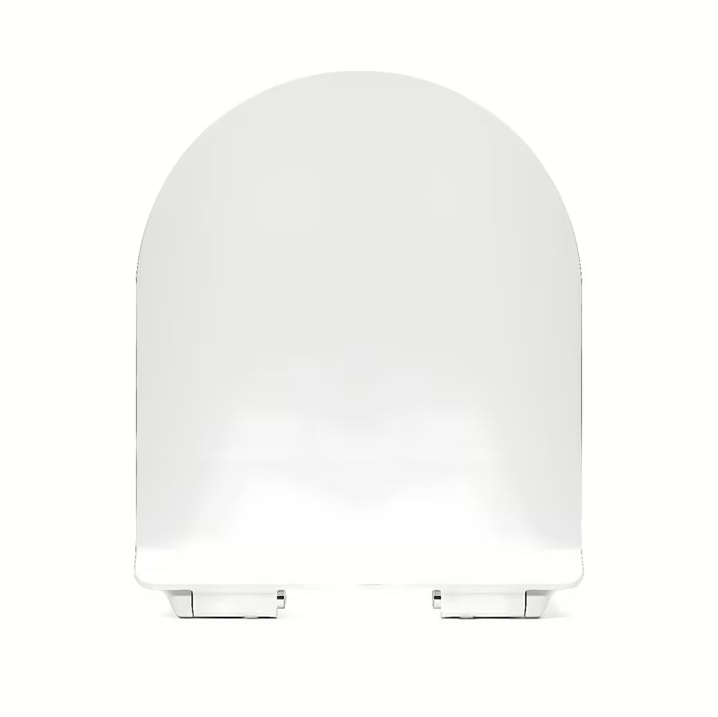 Bela WC deska SAT Brevis s sistemom mehko Zapiranje Soft Close in kovinskimi tečaji s skritim pritrjevanjem