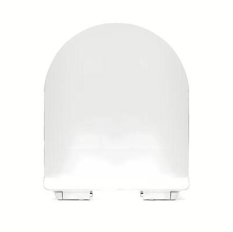 Bela WC deska SAT Brevis s sistemom mehko Zapiranje Soft Close in kovinskimi tečaji s skritim pritrjevanjem