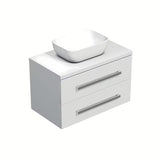 Kromirani ročaj SAT Cube z minimalističnim dizajnom pro kopalniško pohištvo