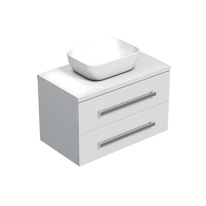 Kromirani ročaj SAT Cube z minimalističnim dizajnom pro kopalniško pohištvo