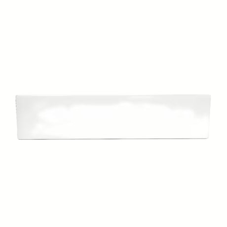 Beli keramični viseči umivalnik SAT Cube Way 60x46 cm z odlagalno površino levo