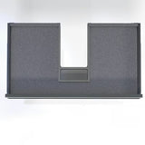 Viseča kopalniška omarica SAT Cube Way z umivalnikom 60x53x40 cm u dekoru imitacije betona