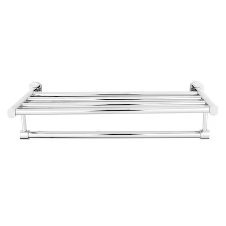 Stenska polica SAT Cube Way v izvedbi chrome za kopalnico