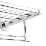 Stenska polica SAT Cube Way v izvedbi chrome za kopalnico