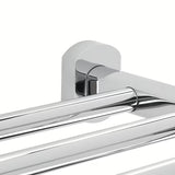 Stenska polica SAT Cube Way v izvedbi chrome za kopalnico