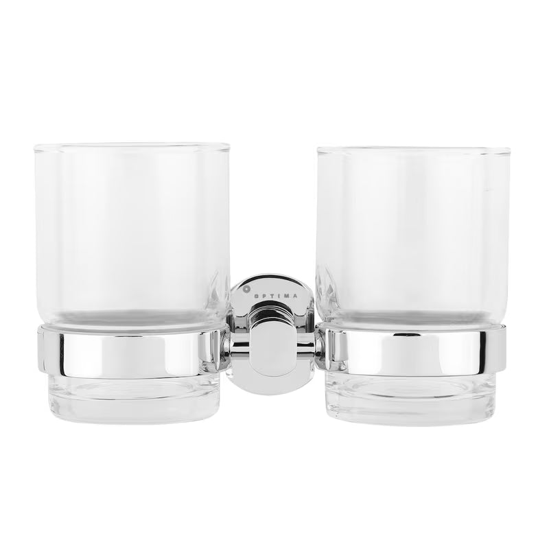 SAT Cube Way držalo za kozarec vključno s kozarcem v izvedbi chrome