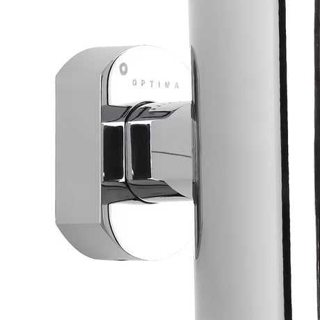 Elegantna stenski dozirnik za milo SAT Cube Way v krom izvedbi