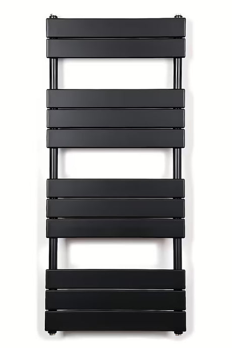 Kombiniran radiator SAT D 50x113,4 cm v črni mat barvi s stranskim priklopom