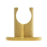 Fiksni stenski nosilec tuš ročke SAT Dark u izvedbi brušeno zlato s PVD završnom obradom.