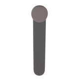 Visoka armatura za Umivalnik SAT Dark v izvedbi PVD Gun Metal z ročnim upravljanjem brez odtoka.