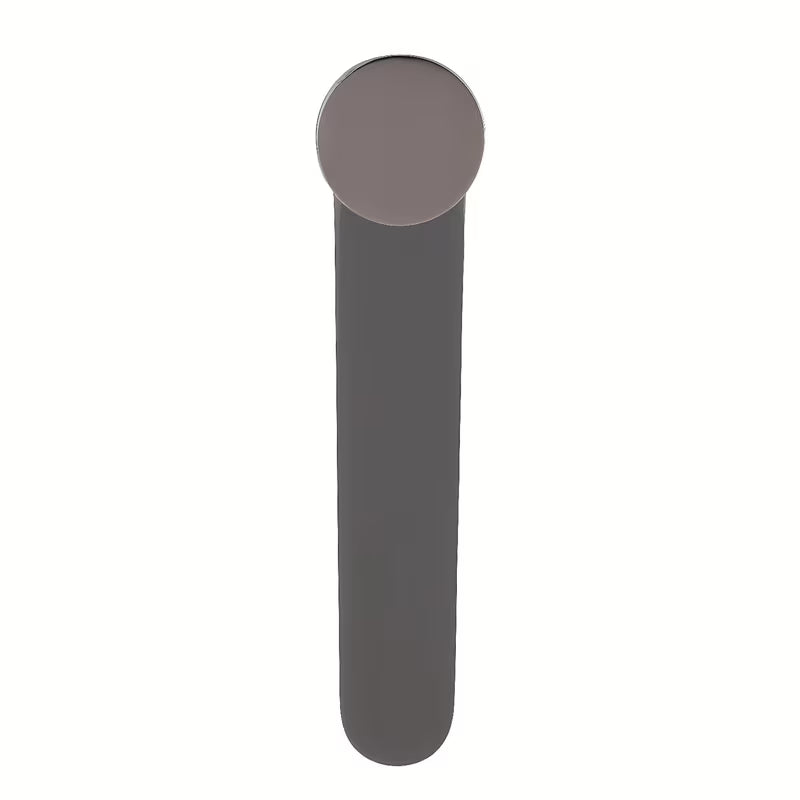 Visoka armatura za Umivalnik SAT Dark v izvedbi PVD Gun Metal z ročnim upravljanjem brez odtoka.