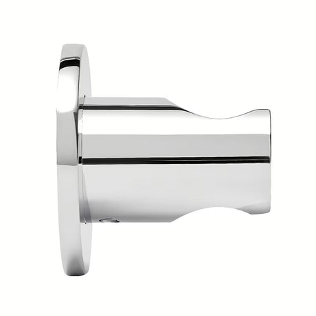 Fiksni nosilec tuš ročke SAT Dark v sijajni krom izvedbi pro stabilno pritrditev ročne tuši.