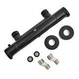 Termostatska armatura za tuš SAT Dark u mat crnoj pro za zidnu montažu