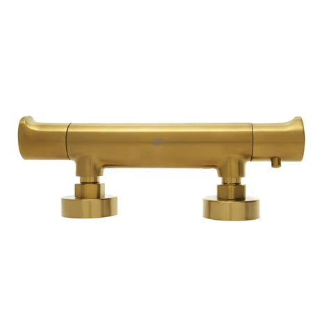 Termostatska armatura za tuš SAT Dark u mat brušenom zlatu pro za zidnu ugradnju