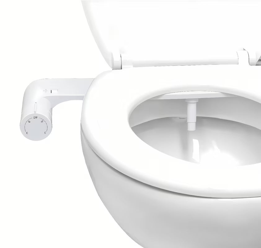 Bela bide deska SAT Easybidet pro za namestitev pod WC deska brez priklopa na elektriko.