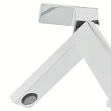 Enoročna stoječa armatura za umivalnik SAT Elements u izvedbi bijela i krom, brez odtoka.