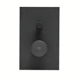 Podometna tuš i armatura za kad SAT Evolution u mat crnoj boji s upravljanjem ručicom