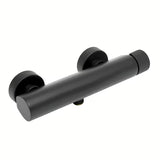 Enoročna stenska armatura za tuš SAT Evolution u mat crnoj boji brez tuš seta