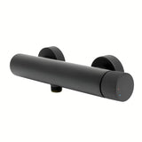 Enoročna stenska armatura za tuš SAT Evolution u mat crnoj boji brez tuš seta