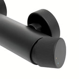 Enoročna stenska armatura za tuš SAT Evolution u mat crnoj boji brez tuš seta