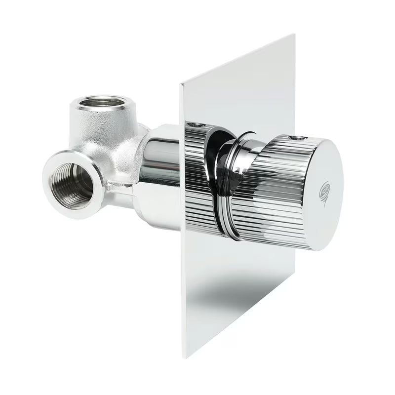 Podometna enoročna armatura za tuš SAT Evolution u krom izvedbi.