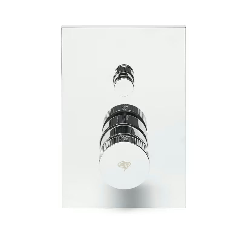 Podometna tuš i armatura za kad SAT Evolution u krom izvedbi s ručicom