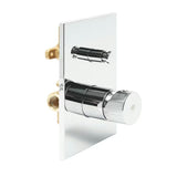 Podometna tuš i armatura za kad SAT Evolution u krom izvedbi s ručicom