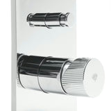 Podometna tuš i armatura za kad SAT Evolution u krom izvedbi s ručicom