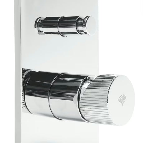 Podometna tuš i armatura za kad SAT Evolution u krom izvedbi s ručicom