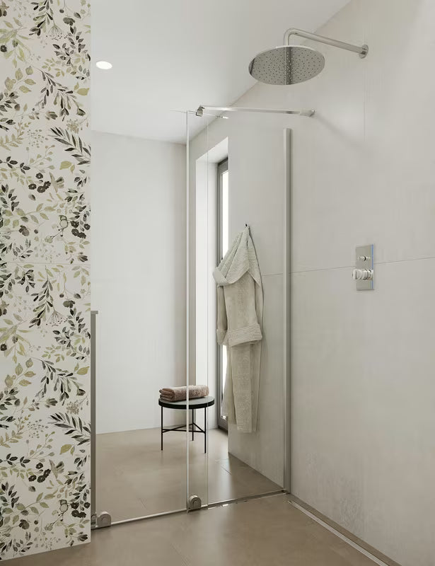 Podometna tuš i armatura za kad SAT Evolution u krom izvedbi s ručicom