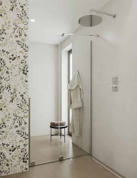 Podometna tuš i armatura za kad SAT Evolution u krom izvedbi s ručicom