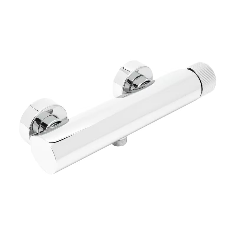 Kromirana enoročna armatura za tuš SAT Evolution pro za zidnu montažu brez tuš seta.