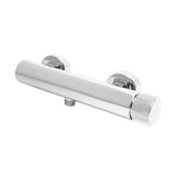 Kromirana enoročna armatura za tuš SAT Evolution pro za zidnu montažu brez tuš seta.