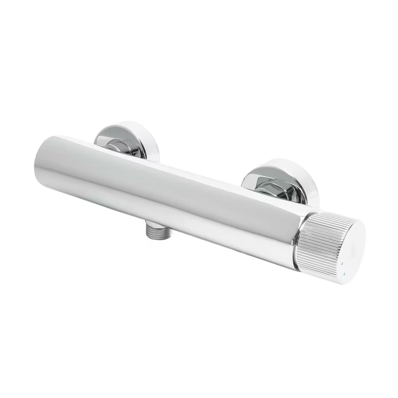 Kromirana enoročna armatura za tuš SAT Evolution pro za zidnu montažu brez tuš seta.