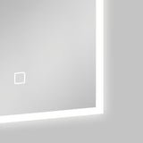 Belo pravokotno ogledalo SAT Feel 50x70 cm z LED osvetlitvijo in senzorskim upravljanjem
