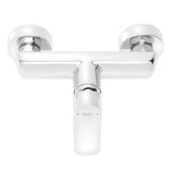 Stenska enoročna armatura za tuš SAT Feel u kromiranoj izvedbi brez tuš seta.