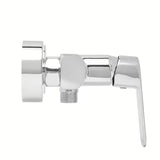 Stenska enoročna armatura za tuš SAT Feel u kromiranoj izvedbi brez tuš seta.