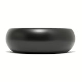 Okrugli keramički umivalnik na ploščo SAT Feel u mat crnoj boji, promjer 36 cm