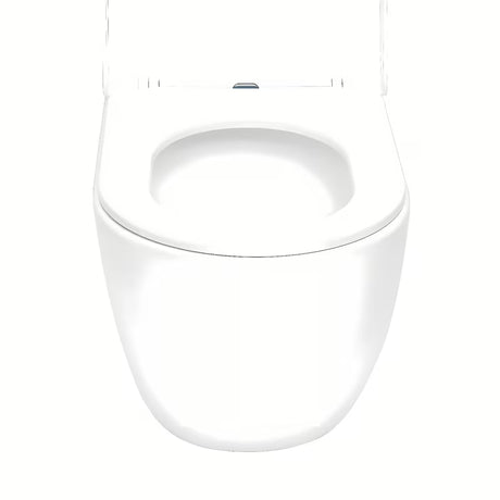 Bela viseča WC školjka SAT Fusion z vrtinčnim splakovanjem in sedežem mehko Zapiranje Soft Close.