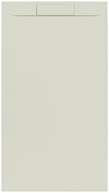 Pravokotna tuš kad SAT Fusion 100 x 80 cm iz litega marmorja v barvi beige