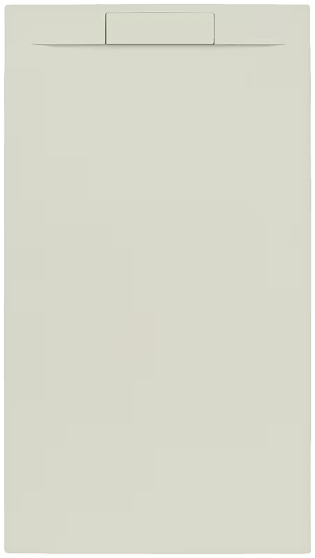 Pravokotna tuš kad SAT Fusion 100 x 80 cm iz litega marmorja v barvi beige