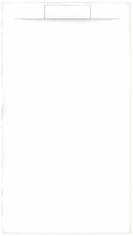 Pravokotna tuš kad SAT Fusion 160x90 cm iz litega marmorja v barvi blanco