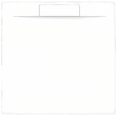 Kvadratna tuš kad SAT Fusion 90x90 cm iz litega marmorja v barvi blanco