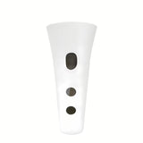 Samostoječi  keramični umivalnik SAT Fusion v beli barvi s premerom 42,5 cm in višino 95 cm.