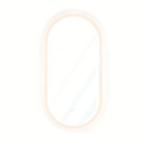 Ovalno LED ogledalo SAT Fusion 54x94 cm z osvetljenim prosojnim okvirjem in senzorskim upravljanjem