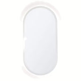 Ovalno LED ogledalo SAT Fusion 54x94 cm z osvetljenim prosojnim okvirjem in senzorskim upravljanjem